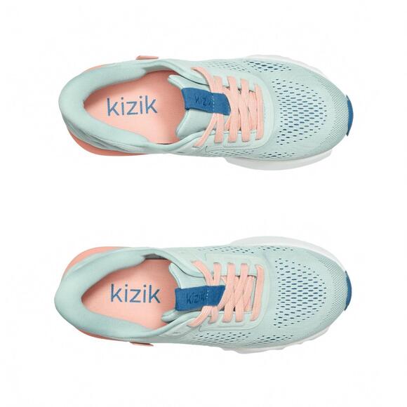 NEW KIZIK women's athens 2 sneaker in surf spray/peach parfait - Picture 6 of 7
